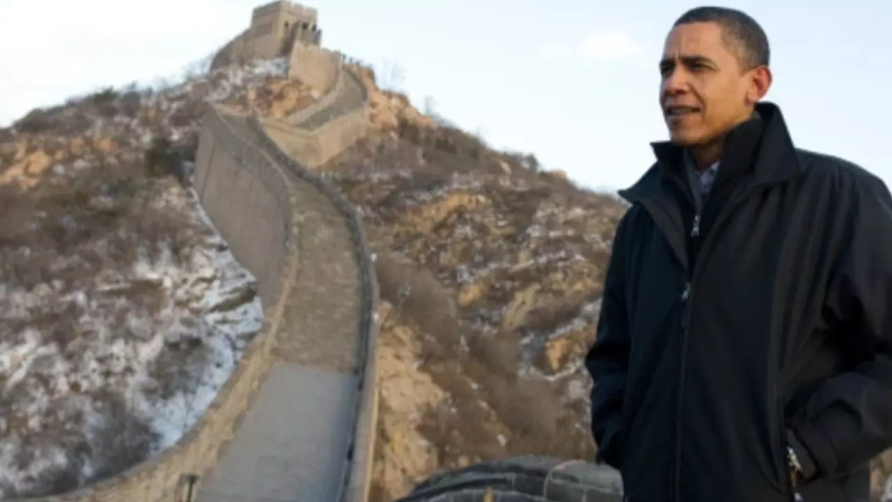 奥巴马2009年访问中国